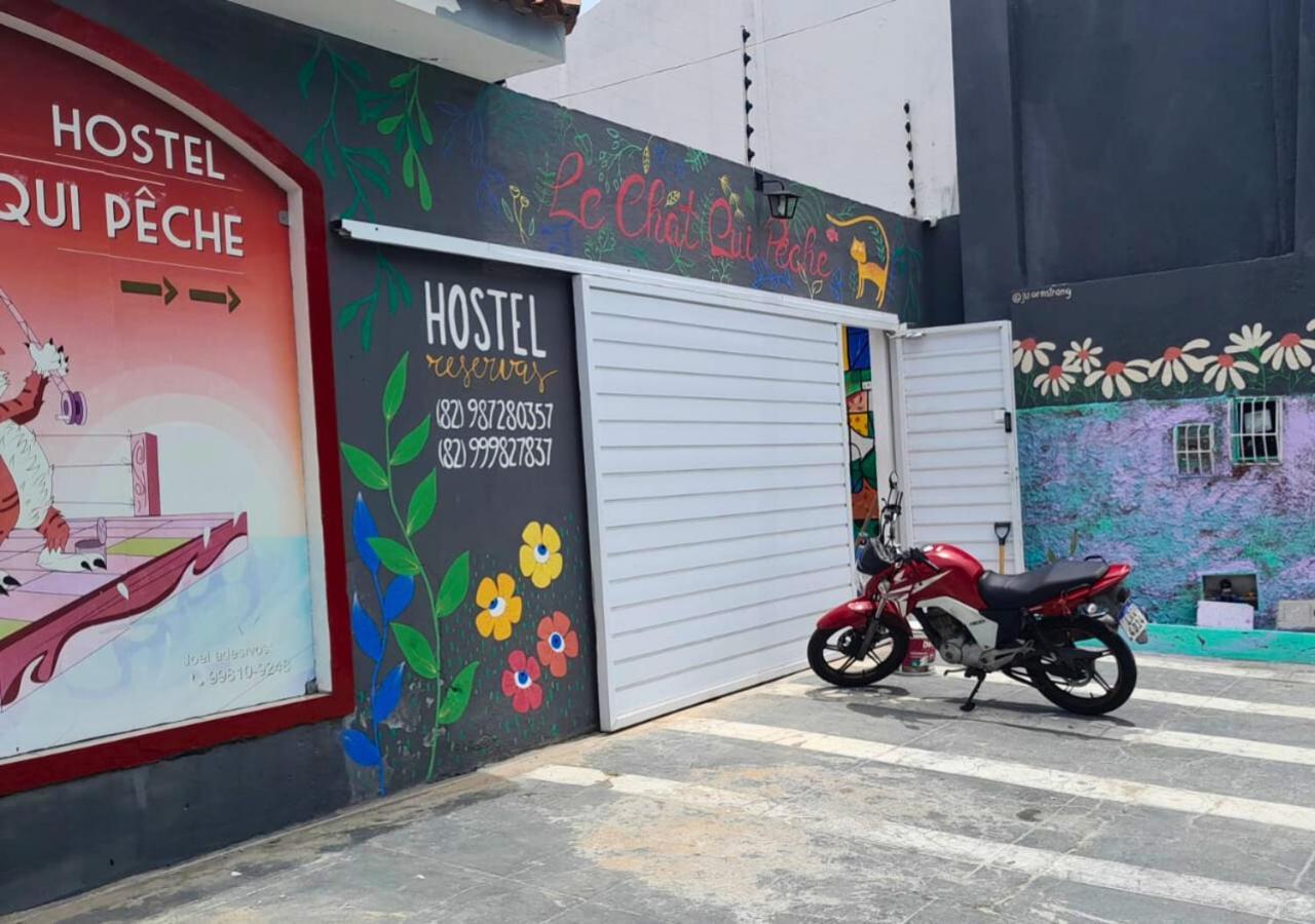 "Le Chat Qui Peche" Hostel A 150 Metros Da Praia De Pajucara Maceió Esterno foto